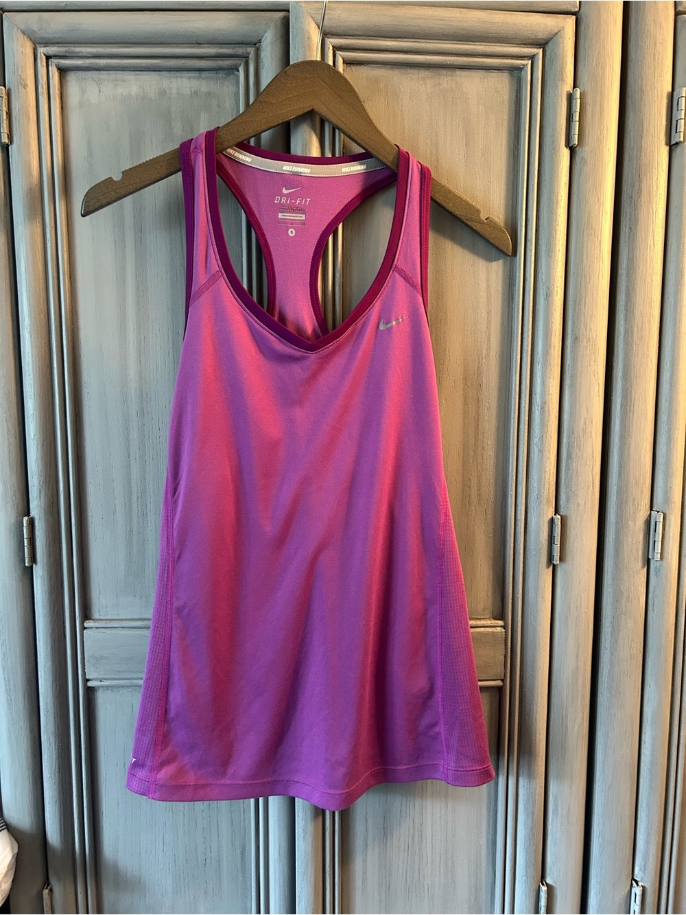 Nike Pink/Purple Racerback Dri-FIT Tank